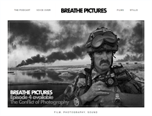 Tablet Screenshot of breathepictures.com